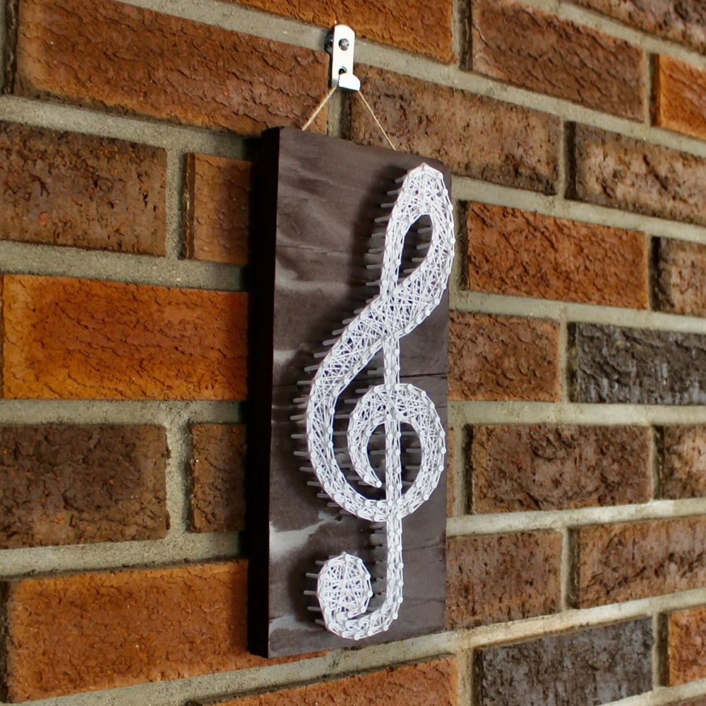 Treble Clef String Art - Picture 3 of 4